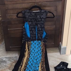 Free people long bohemian dress size 6